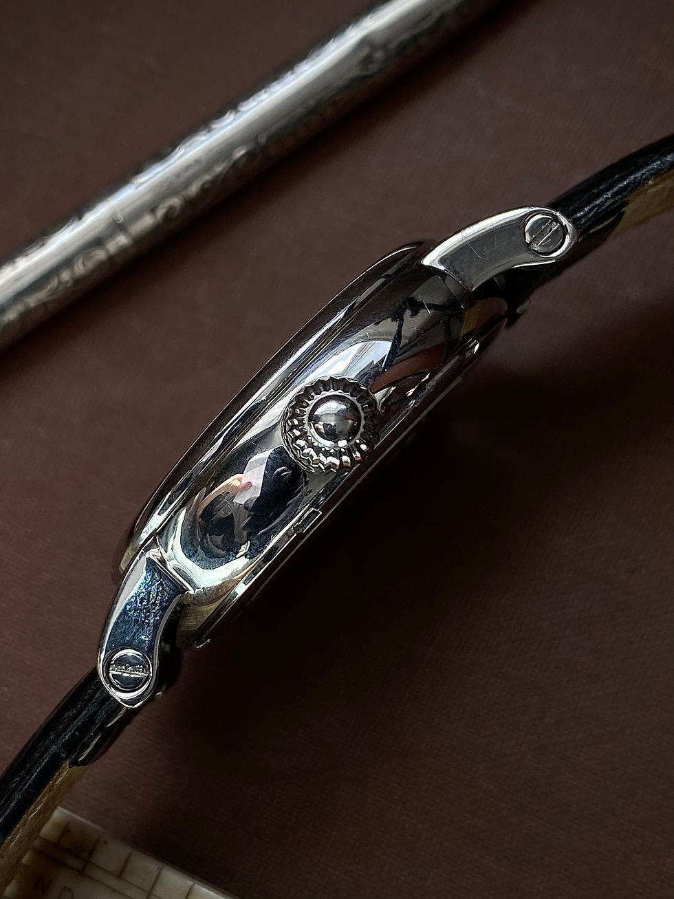 Thumbnail: 2008 BHI 150 Flying Tourbillion steel case watch engine turned dial Liaoning5010