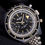 Thumbnail: 1960s Accurist Super Waterproof 400 Steel 39mm chronograph diver watch Landeron