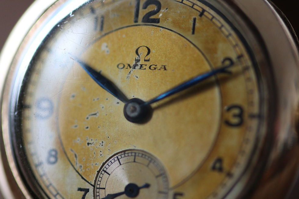Thumbnail: 1930's Omega with beautiful art deco Arabic dial