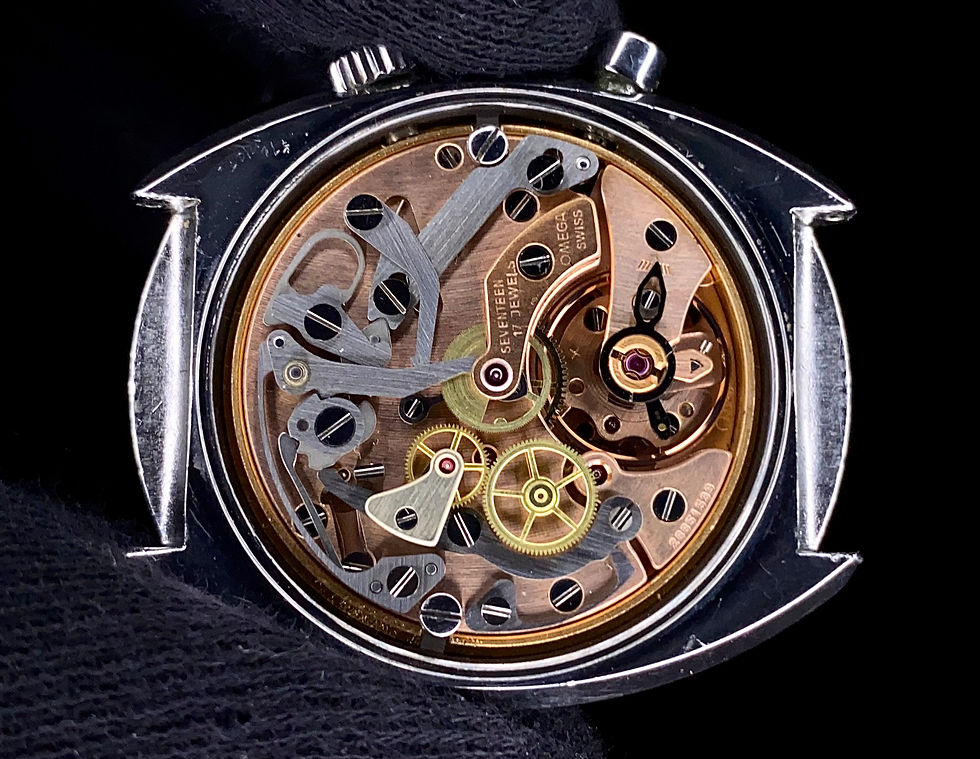 Thumbnail: 1969 Omega Geneve Chronostop Ref 146.009 Original Milanese bracelet & papers