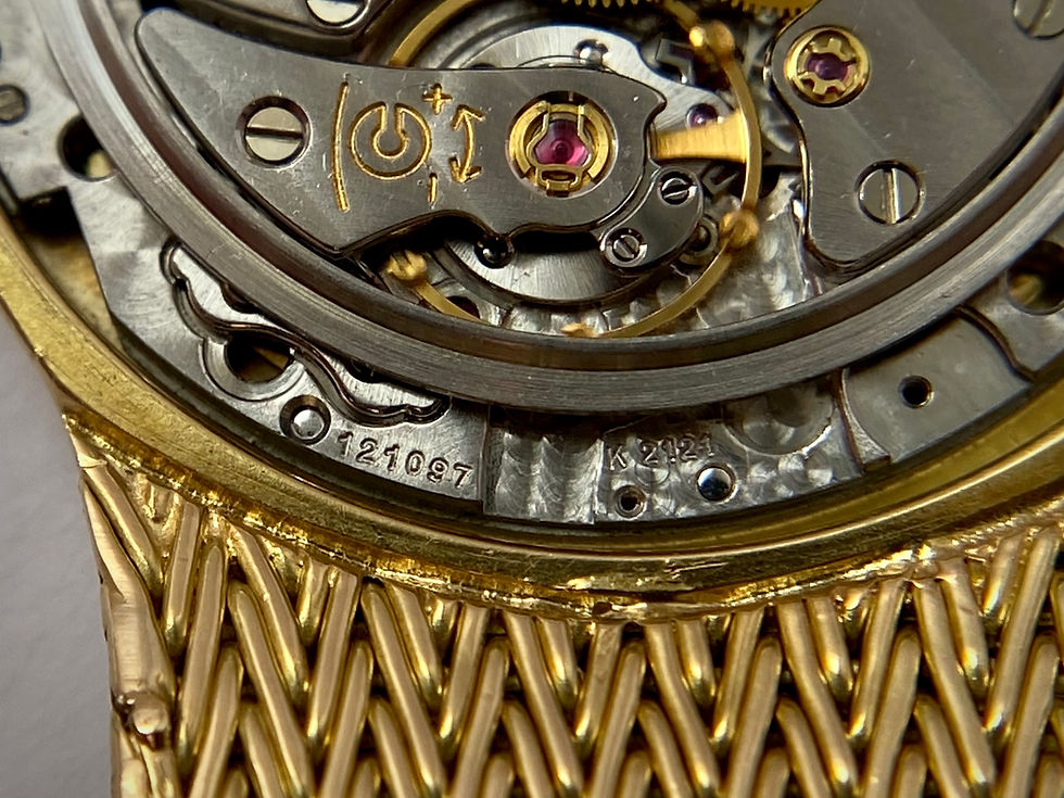 Thumbnail: 1971 Audemars Piguet 18ct integrated bracelet Octagon watch Ref BA 5388-296