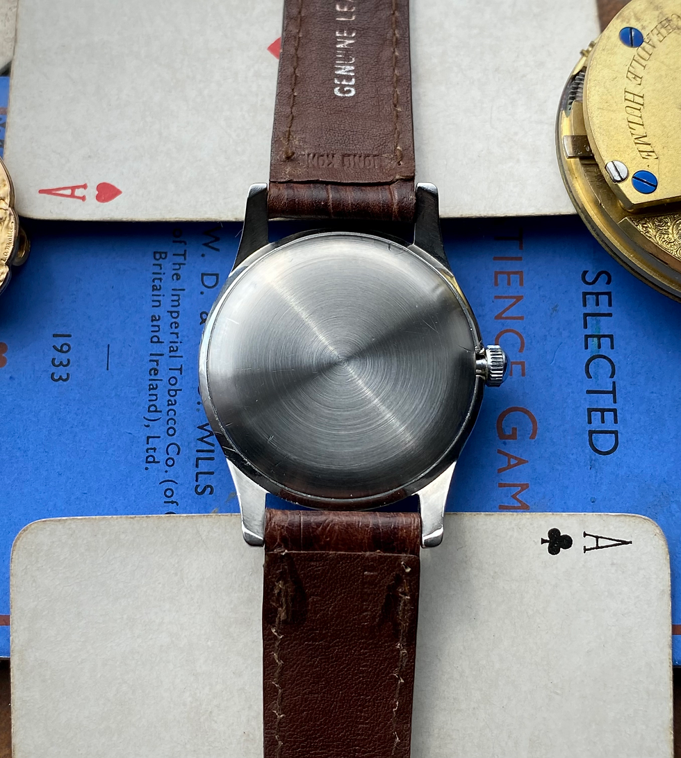 Thumbnail: 1941 Omega central second military style watch Hermetic two-piece case 17.8SC
