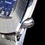 Thumbnail: 1970s Technos Technabird Automatic TV case watch Blue dial Ref 1407 ETA 2630
