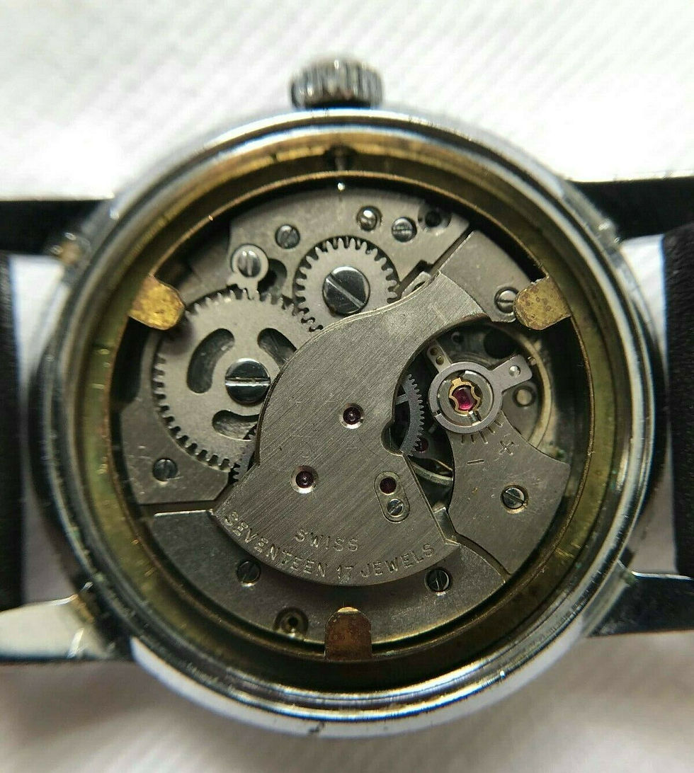 Thumbnail: Precimax 17 Jewel incabloc watch, 1960's, Stainless Steel