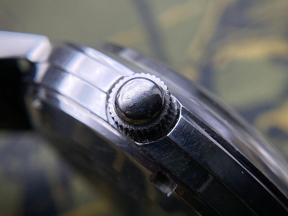 Thumbnail: 1960s Accurist Marin Graf 600 feet black dial Compressor Diver watch ETA 2452