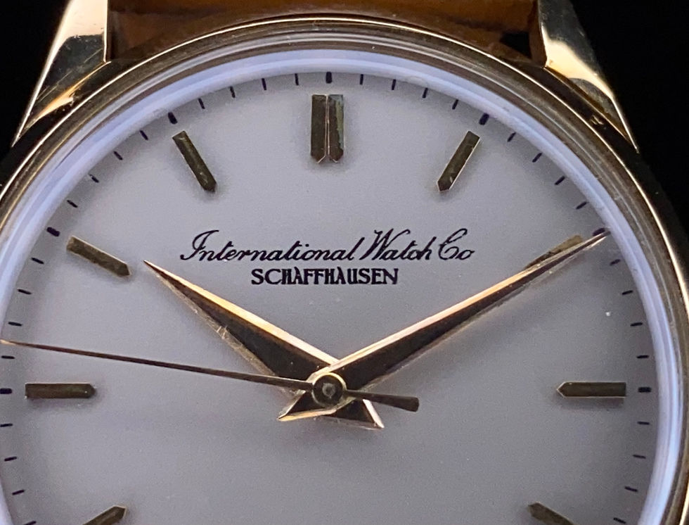 Thumbnail: 1950s 18ct Gold International Watch Co dress watch, cal. 89 movement, IWC watch
