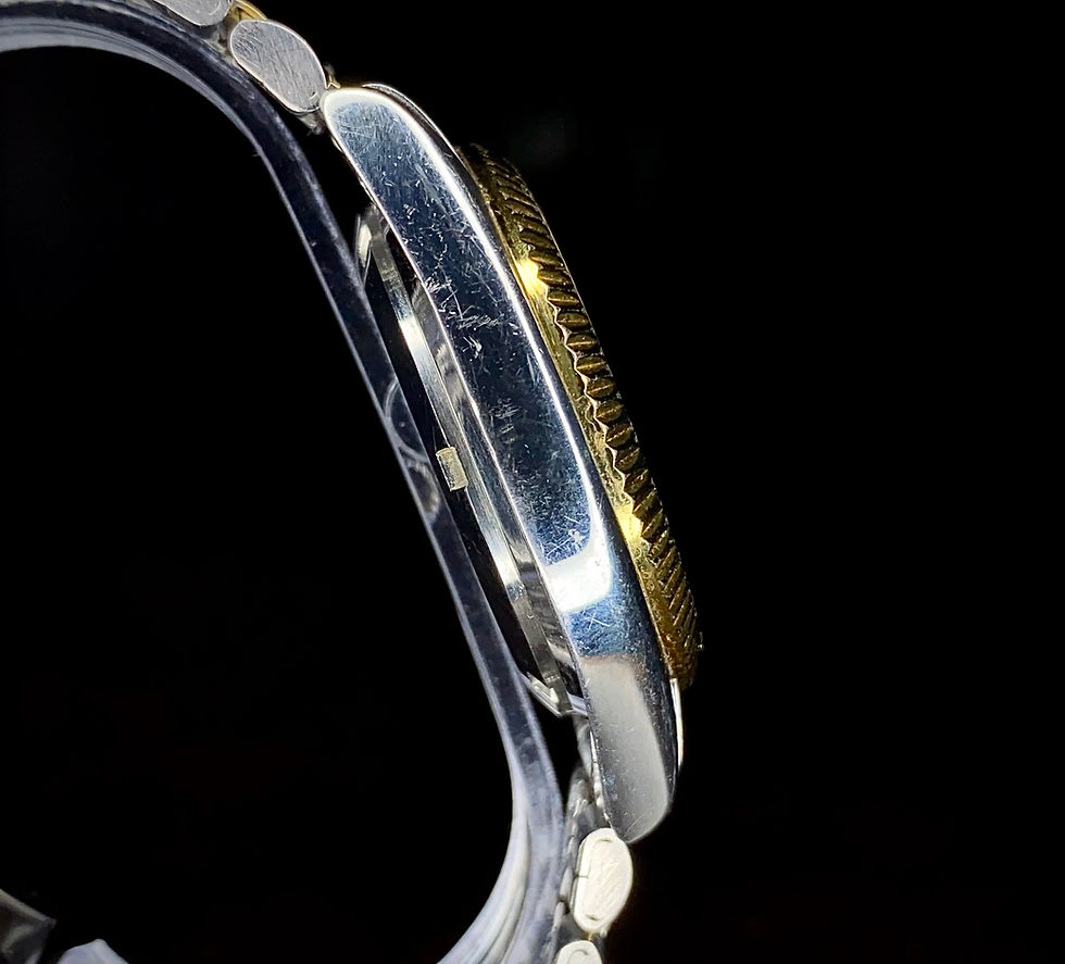 Thumbnail: 1990 Citizen Eagle 7 Automatic Day Date Two tone Datejust style Ref 4-R02106 RC