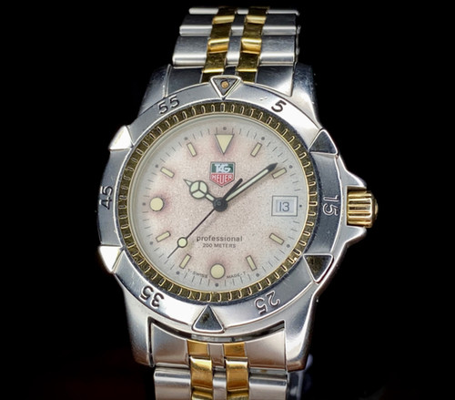 1990s Tag Heuer Professional 1500 series Quartz 38mm ref