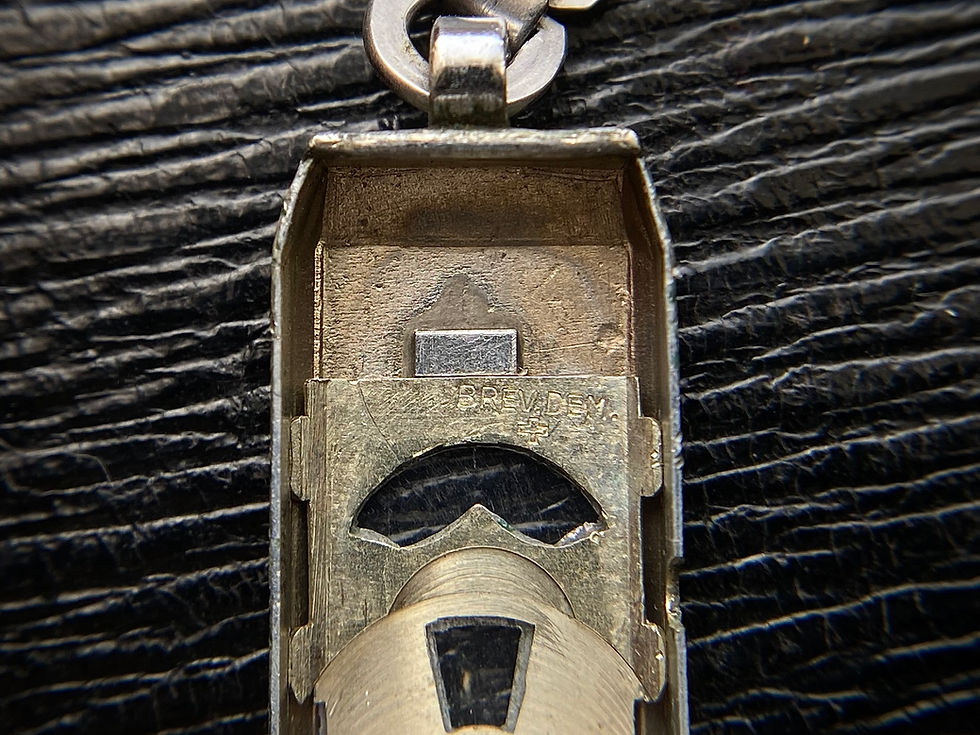 Thumbnail: 1930s Mimo Art Deco jump hour watch Peerless steel bracelet Mimo 90 serviced