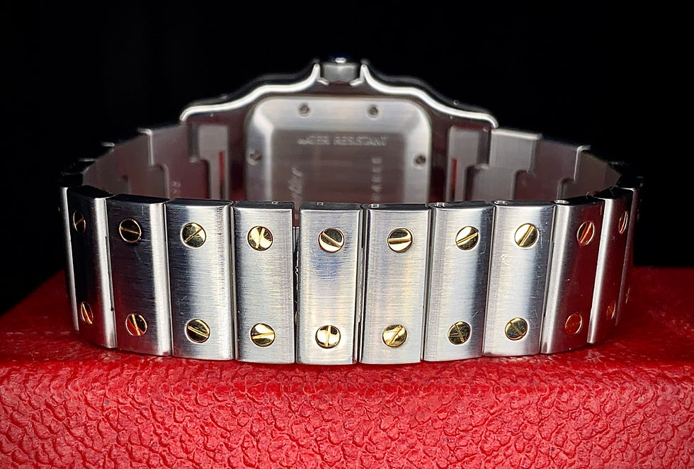 Thumbnail: 2000s Cartier Santos Galbee Two-Tone 2319, Millennium dial, W20041C4, 29mm case