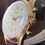 Thumbnail: 1950s "Super" chronograph watch, gold plated, Swiss Ebauche Venus 188, serviced