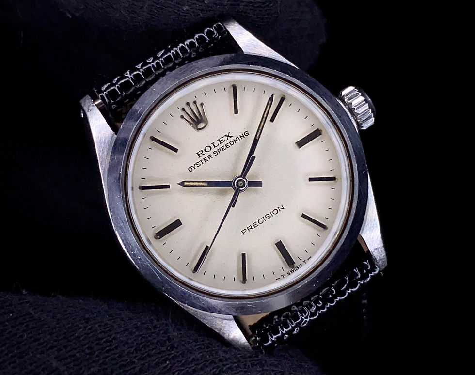 Thumbnail: 1966 Rolex Oyster Speedking Precision ref 6430 Manual wind cal 1225