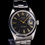 Thumbnail: 1960 Rolex Oyster Perpetual Date Ref 1500 Black gold dial WAB expanding bracelet