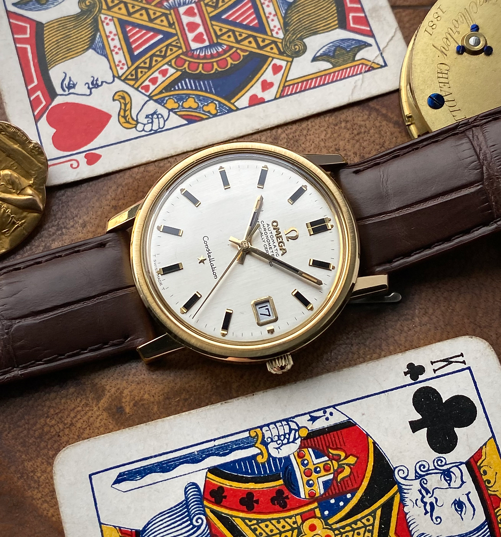 Thumbnail: 1968 Omega Constellation Chronometer 18ct gold ref 168.018, Cal 564 movement