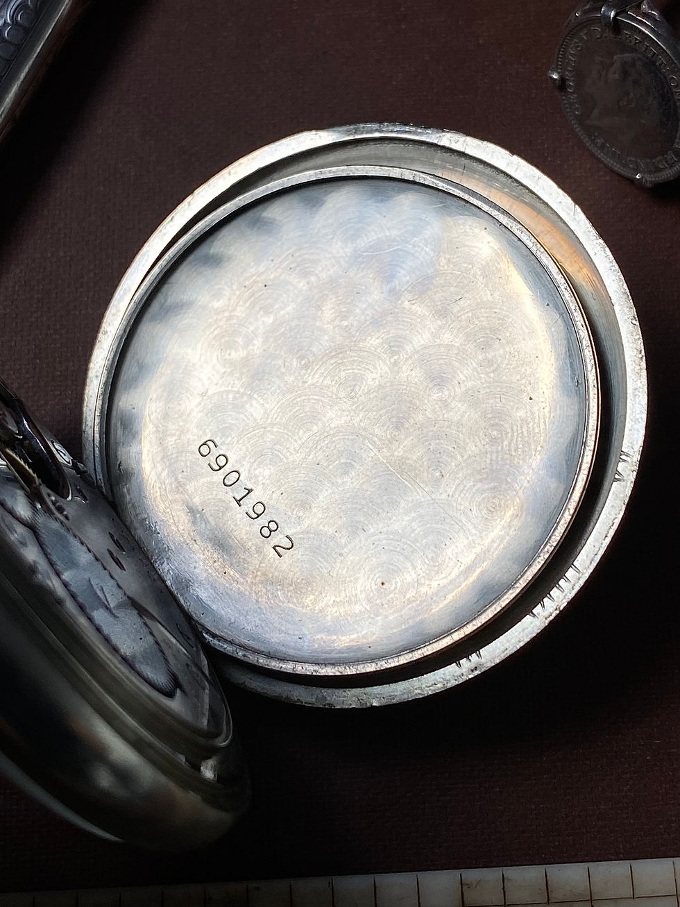 Thumbnail: 1923 Art Deco Omega Parsons Ltd Bristol retailed Pocket watch cal 40.6L serviced