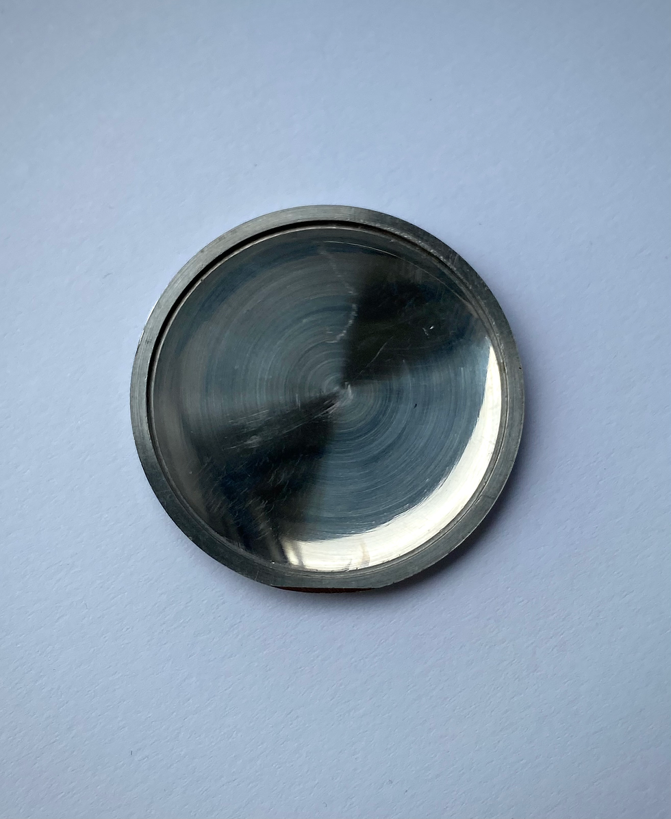 Thumbnail: 1940s Pierce Rare Blue sector dial with Bauhaus numerals chrome Steel case