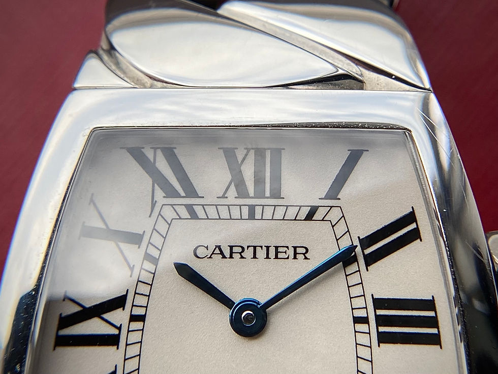 Thumbnail: 2012 Cartier La Dona watch ref 2835 Steel case, Cartier 690 Quartz, Box & Papers