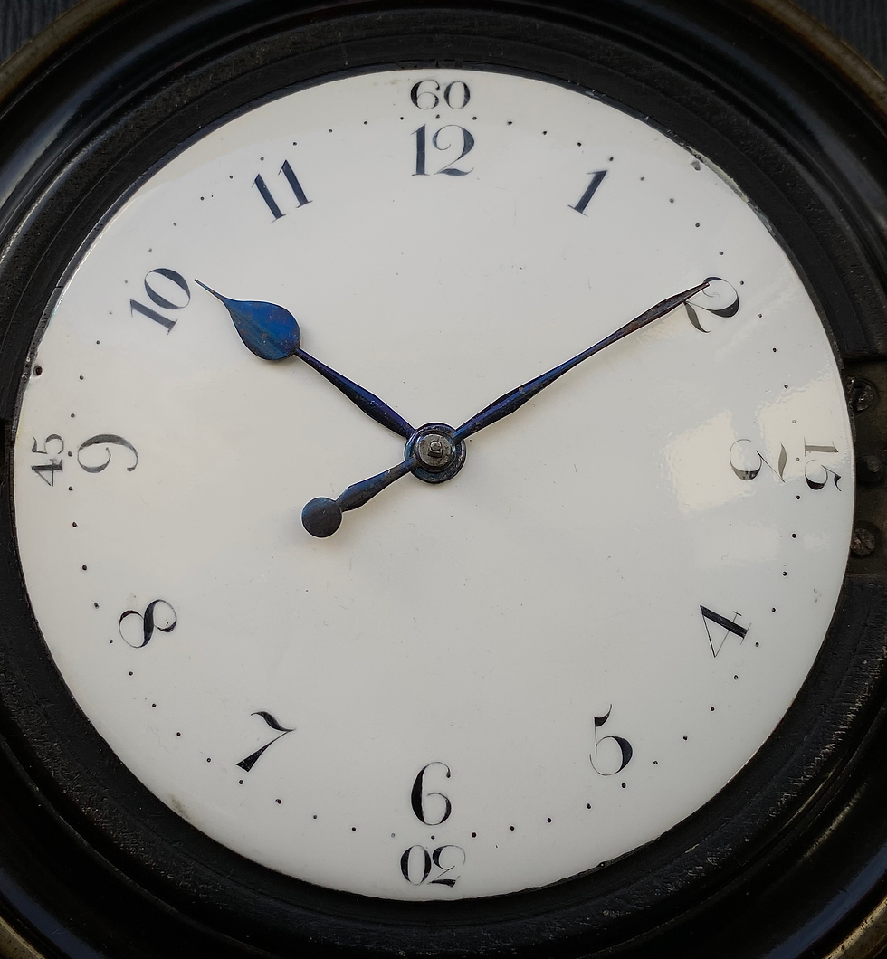 Thumbnail: 1820s Hugh McLachlan London Lower East Smithfield Sedan clock Fusee English