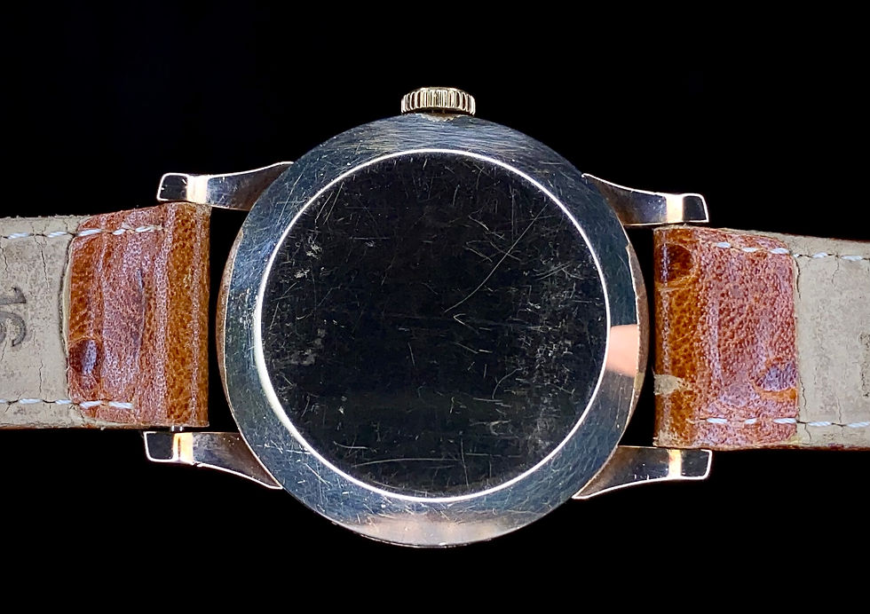 Thumbnail: 1950s Smiths Deluxe 9ct gold SCW cased watch Made In England 27.CS 17 jewels