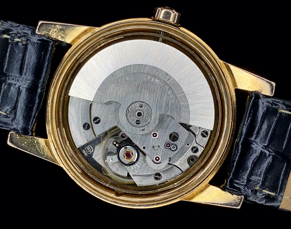 Thumbnail: 1960s Mudu Doublematic Automatic Rose Gold filled watch with Date AS 1681