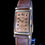 Thumbnail: 1940s Waltham Premier salmon dial 18ct rose gold rectangular watch cal 750