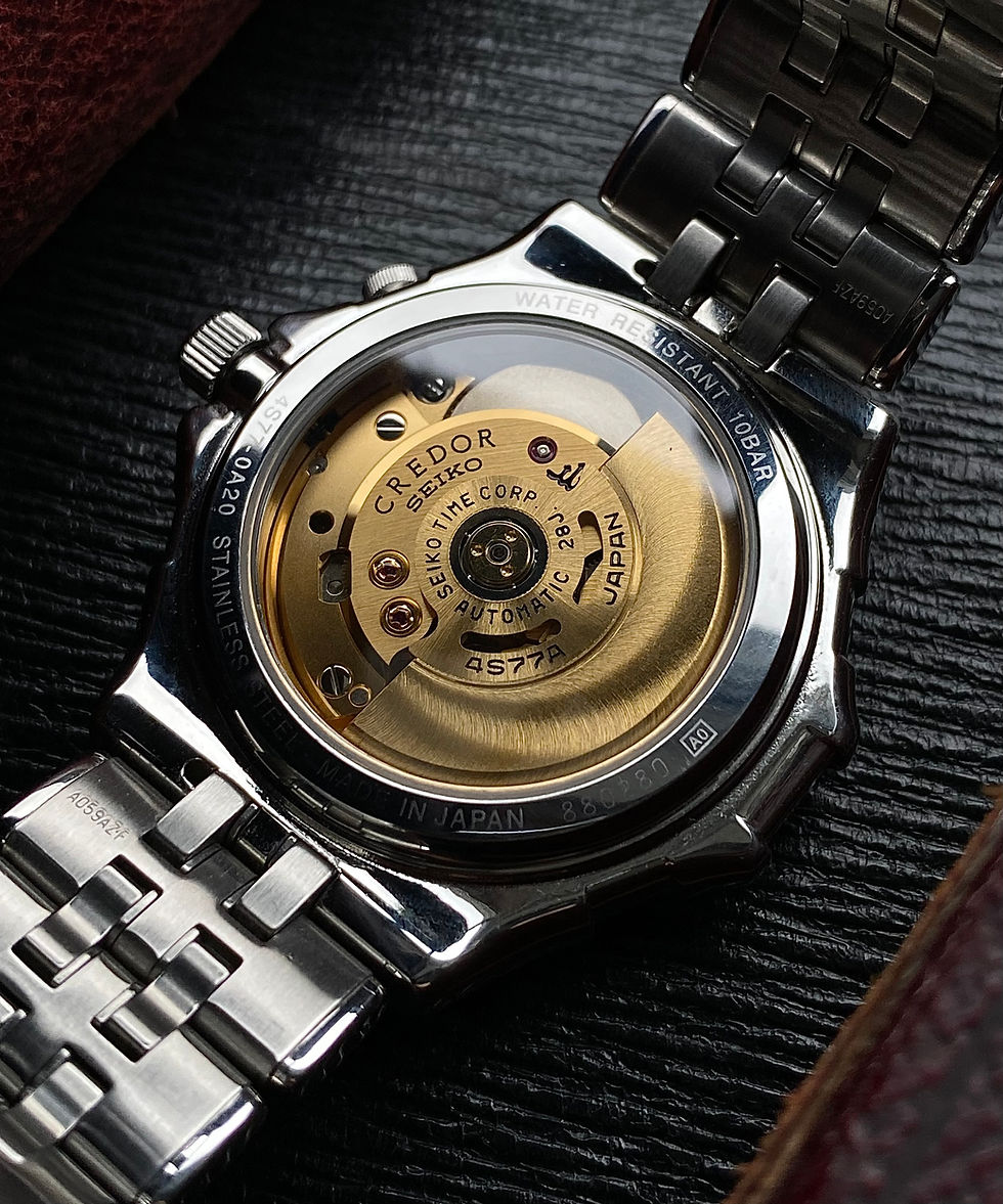 Thumbnail: 1998 Seiko Credor Pacificique 4S77-0A20 Silver dial Retrograde day, date 24 hour