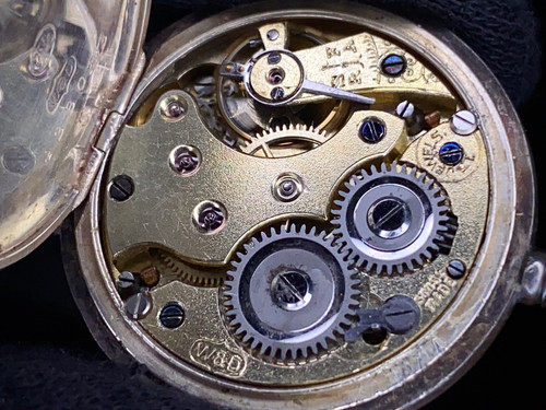 Pocket Watch Rolex Rebberg Movement 1910 W&D Hans Wilsdorf Early