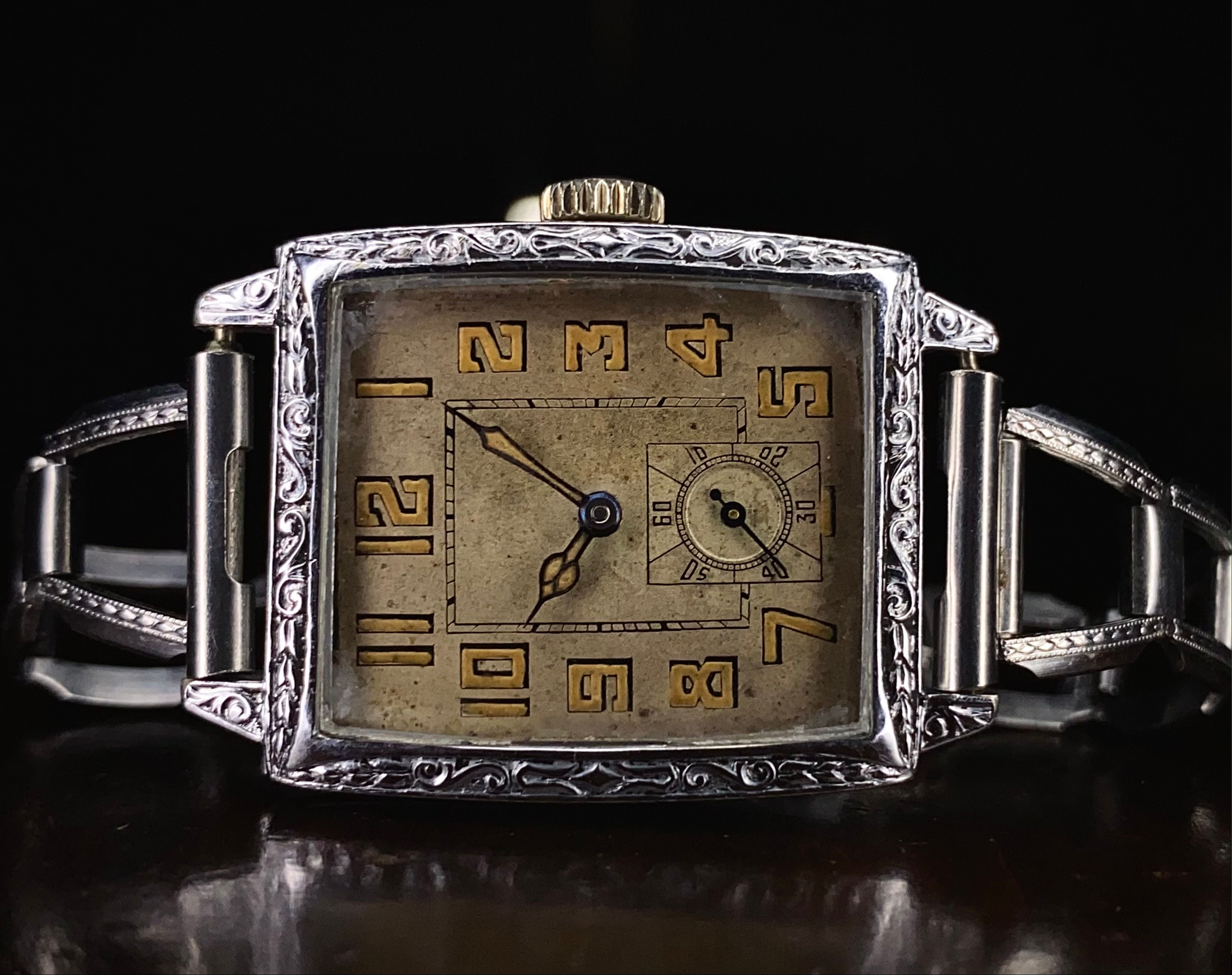 1920s Blancpain A Lecoultre American Art Deco dress watch, Serviced, gold filled
