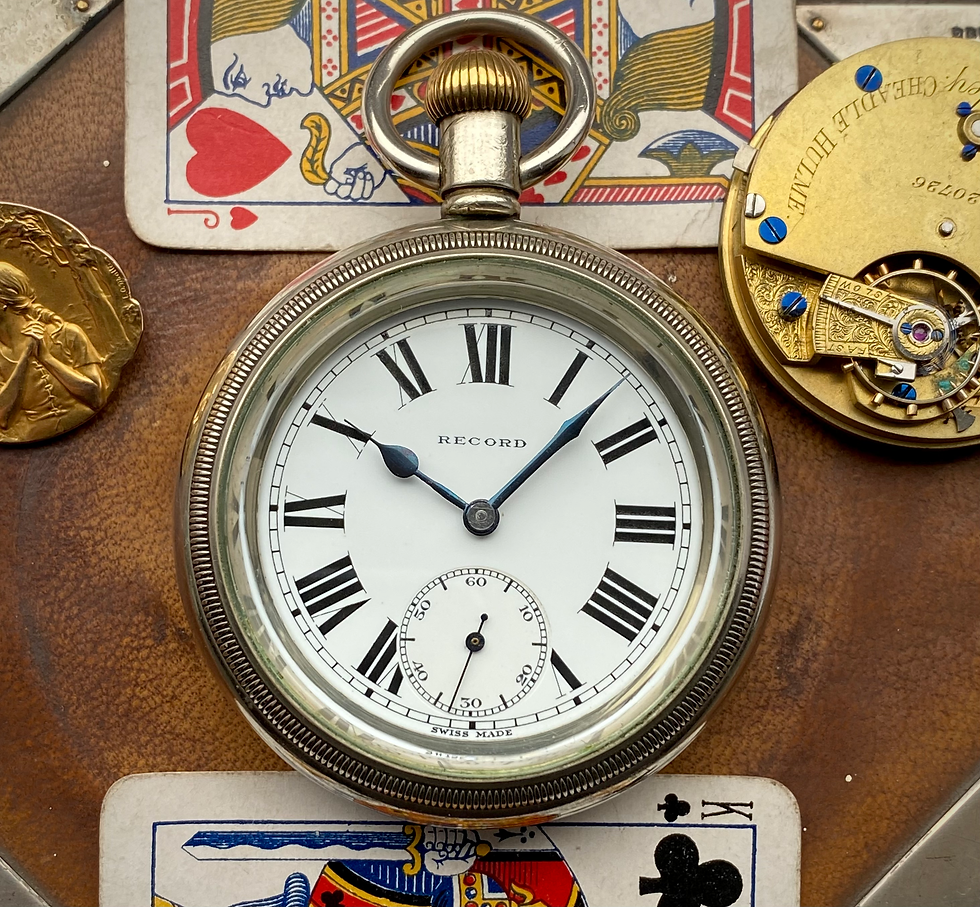 Thumbnail: 1940s Record Pocket Watch British Rail Midlands Issue BR(M) Record 431 