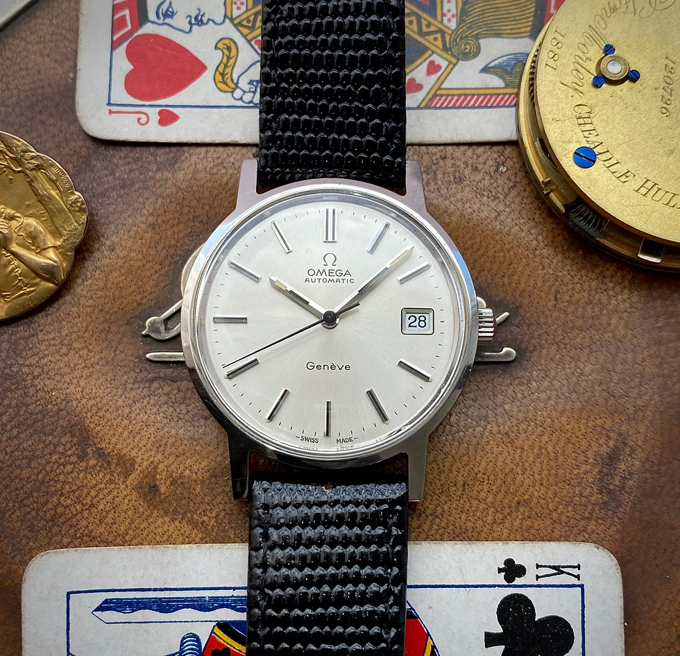 1973 Omega Geneve Automatic Steel 35mm case ref 1660163 cal 1012
