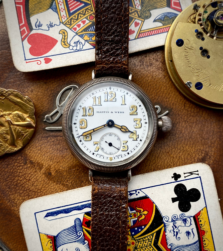 1917 Mappin Webb IWC Silver Borgel trench watch, Nourse Mines