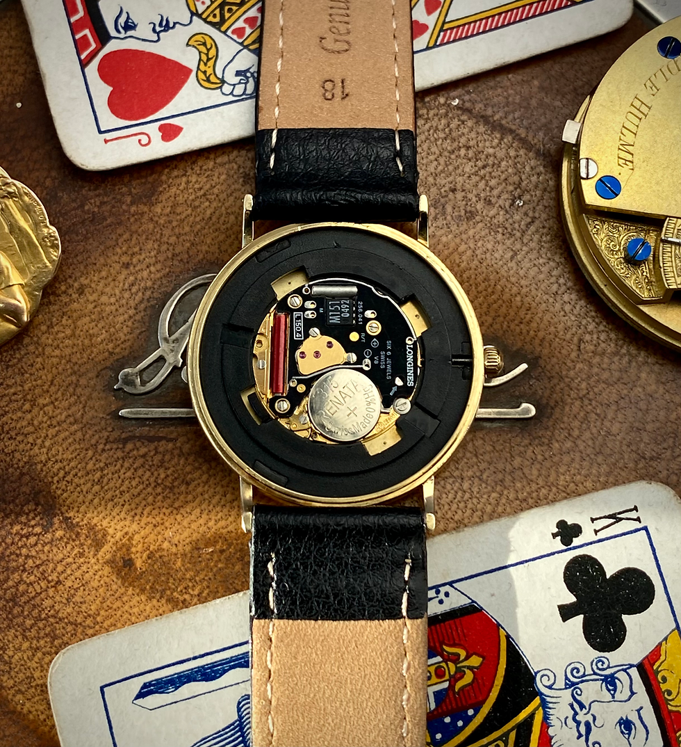 Thumbnail: 1990s Longines Presence ref 3979 150 9ct gold dress watch Quartz L150.4