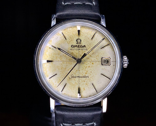 1960 Omega Seamaster Ref 14730 Stainless Monocoque case cal 562 cross ...