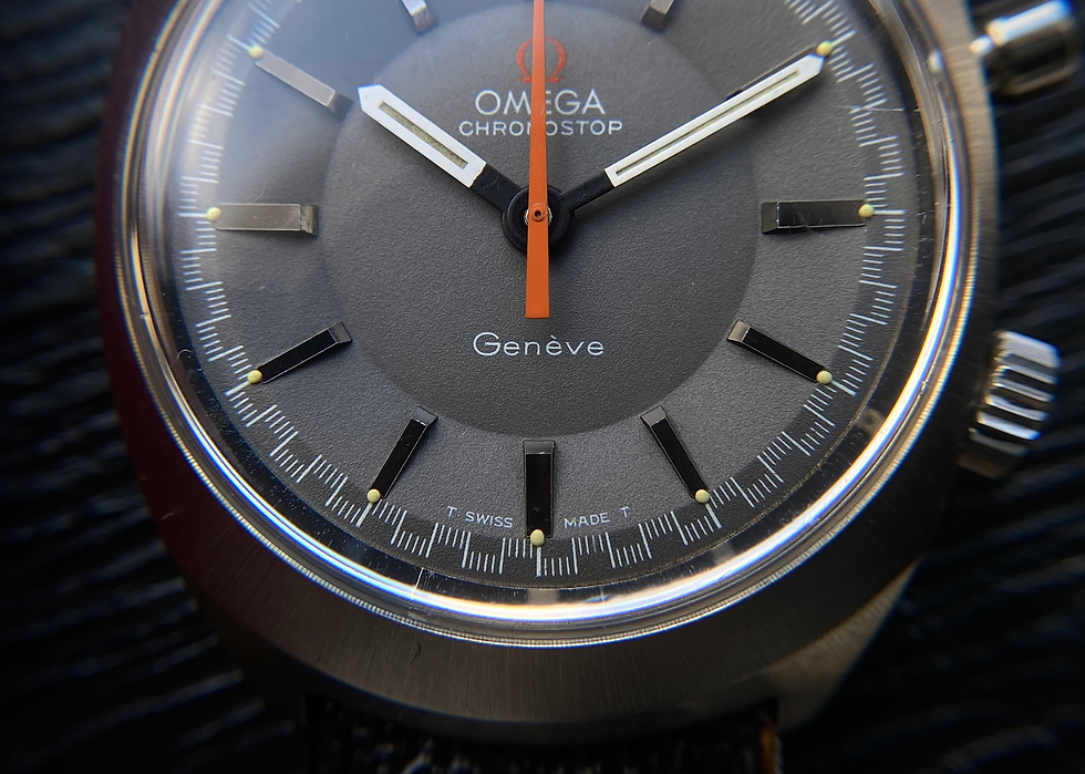 Thumbnail: 1969 Omega Geneve Chronostop ref 145.009 Omega Hole in One Club Box & Papers