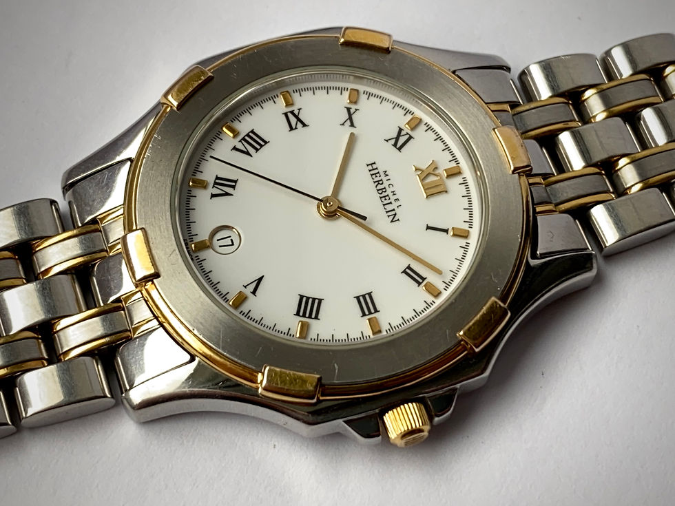 Thumbnail: 2018 Michel Herbelin Watch ref 12442.B ETA 955.412 Sapphire crystal