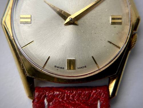 1960s Accurist Hexagonal gold plated manual wind gents watch