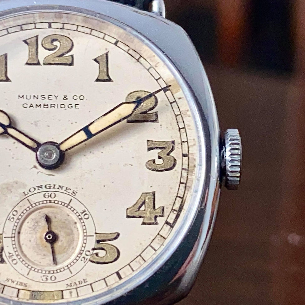 Thumbnail: 1930s Longines watch retailed by Munsey & Co Cambridge, cal.12.68z Serviced