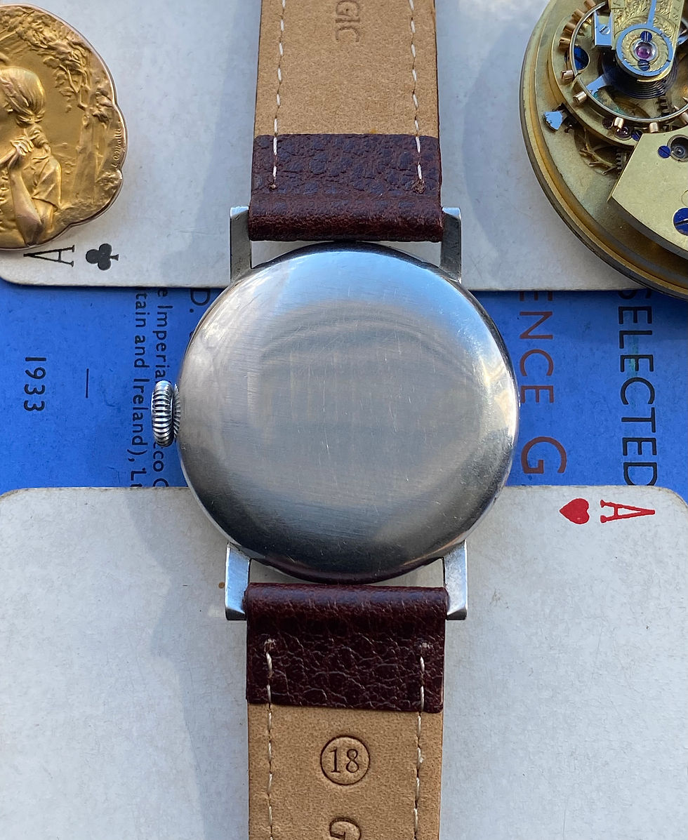 Thumbnail: 1943 Omega Teddington Red Star Brazilian market CK2099 Roman numerals 30T2 PC