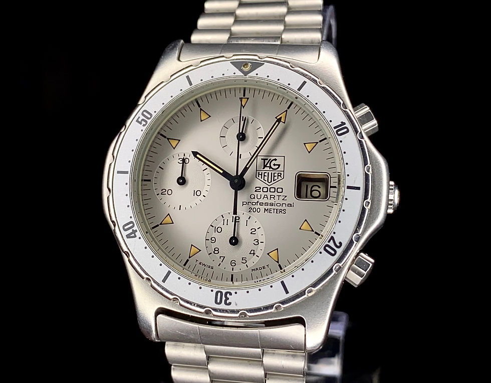 TAG Heuer 2000 Professional 200M　OY507 TAG Heuer Professional 2000 Chronograph – Analog:Shift