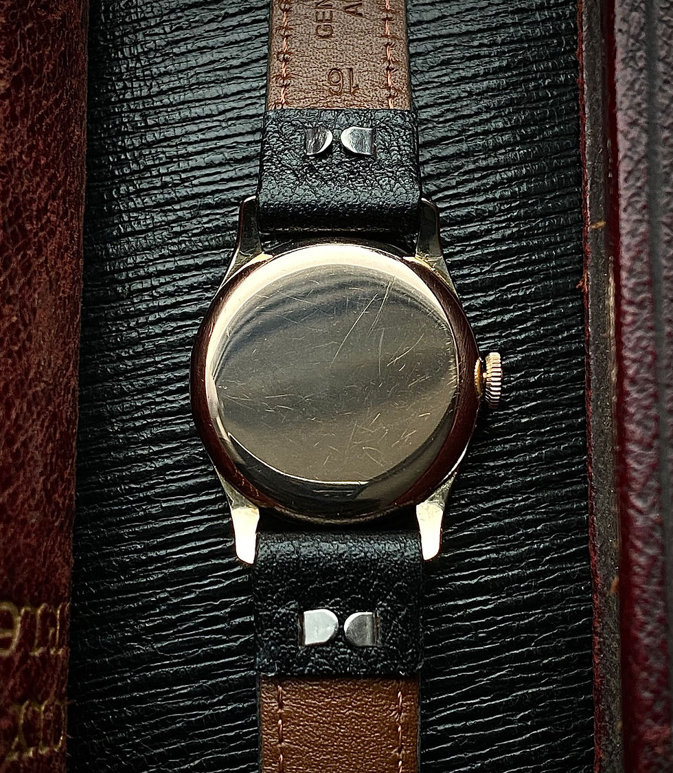 Thumbnail: 1923 Rolex 9ct rose gold watch guilloche sunburst dial Rolex Prima