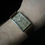 Thumbnail: Large 1928 Art Deco Silver cased curved rectangular watch engraved silver dial