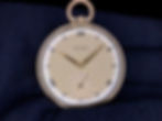 Thumbnail: 1930s Art Deco design Cyma Roman numeral rolled gold pocket watch, serviced