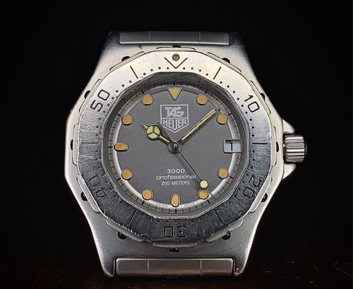 1989 Tag Heuer Professional 3000 watch, Ref 932.213, 36mm, Quartz