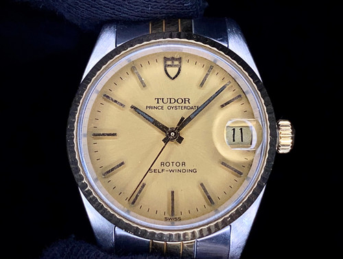1989 Tudor Prince Oyster Date Two-Tone 72033 champagne dial, Tudor
