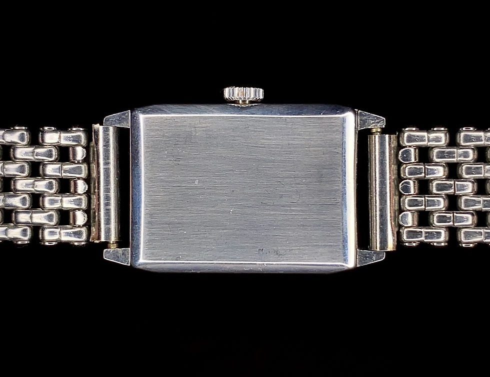 Thumbnail: 1940s Election Mystery dial Gyroplan Stainless Steel Tonneau watch