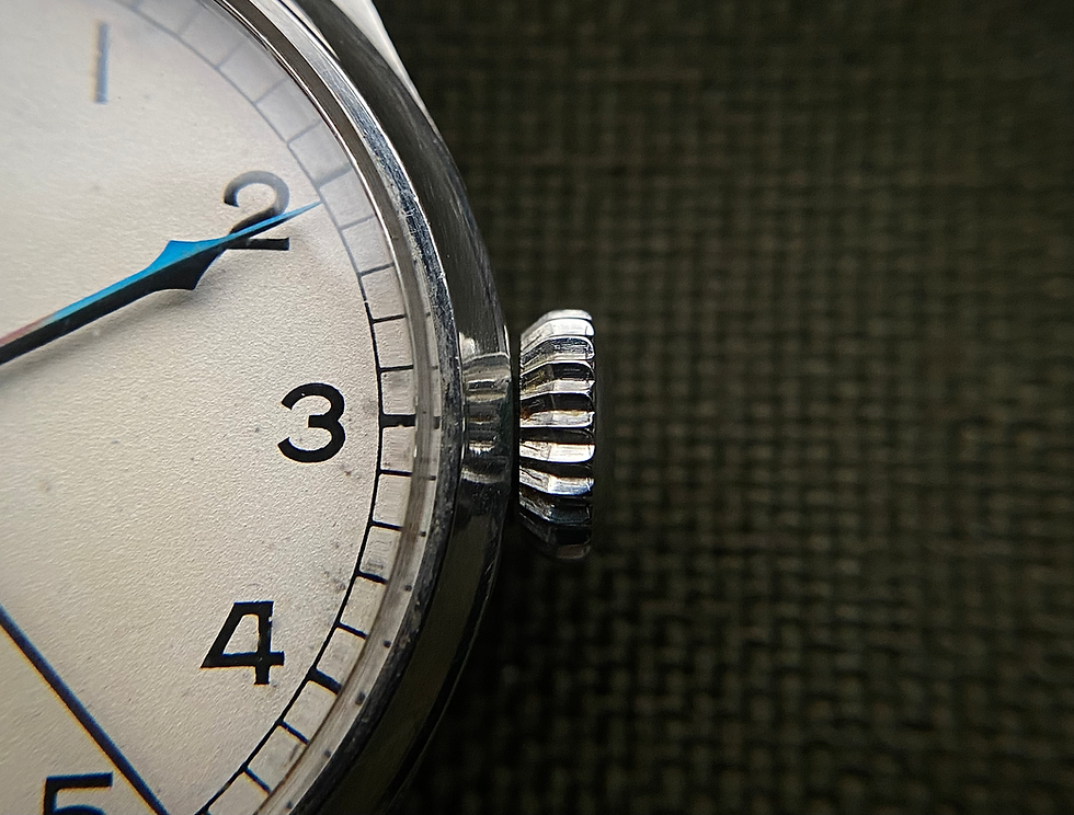 Thumbnail: RARE Stainless Steel 1940 Longines 6B/159 WW2 RAF Pilot watch ref 21250