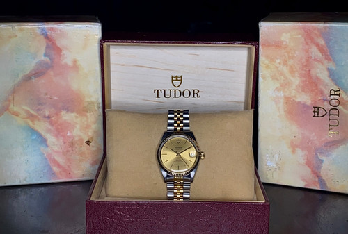 1989 Tudor Prince Oyster Date Two-Tone 72033 champagne dial, Tudor