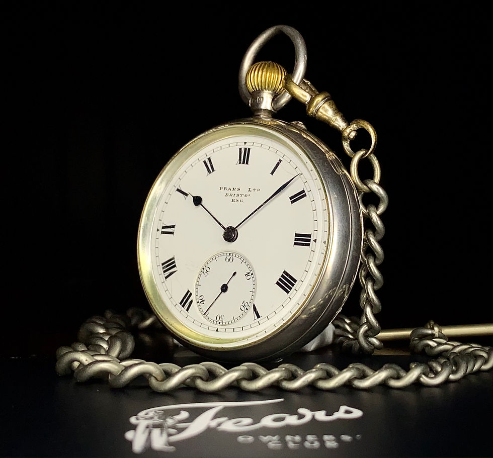 Thumbnail: 1916 Open face Fears Ltd Bristol pocket watch RESERVED