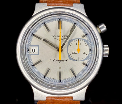 Longines Conquest Monopusher 1972 Munich Olympics Ref 8613-1 cal