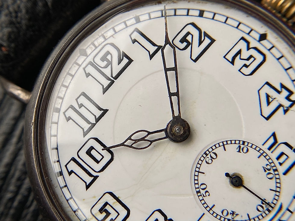 Thumbnail: 1924 Ingersoll Silver cased trench style watch Rolex Watch Co Ltd case Aegler